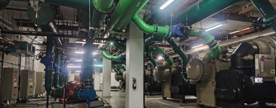 Amiri Hospital — Amiri Hospital central plant room