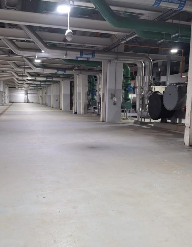 The Avenues Mall — Central plant room — distribution corridor