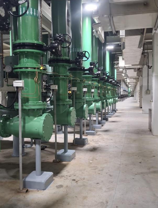 The Avenues Mall — Chilled water isolation valve header