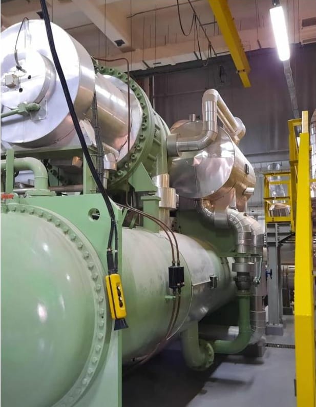 KIPIC / KNPC — Assembled 2500 TR centrifugal chiller